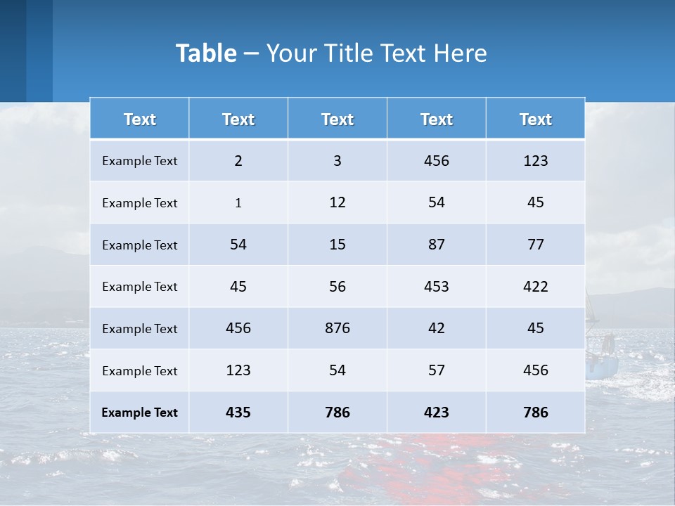 Shore Boat Outdoor PowerPoint Template