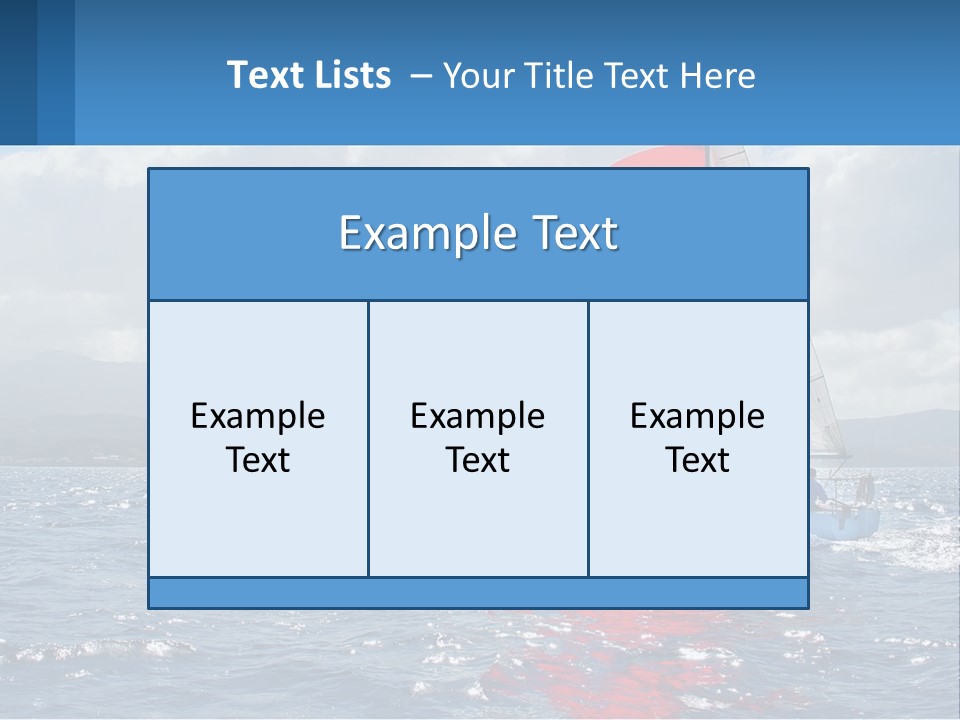 Shore Boat Outdoor PowerPoint Template