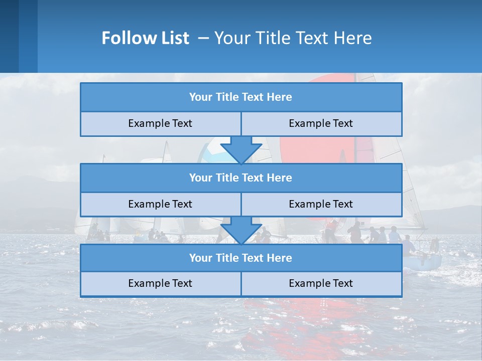 Shore Boat Outdoor PowerPoint Template