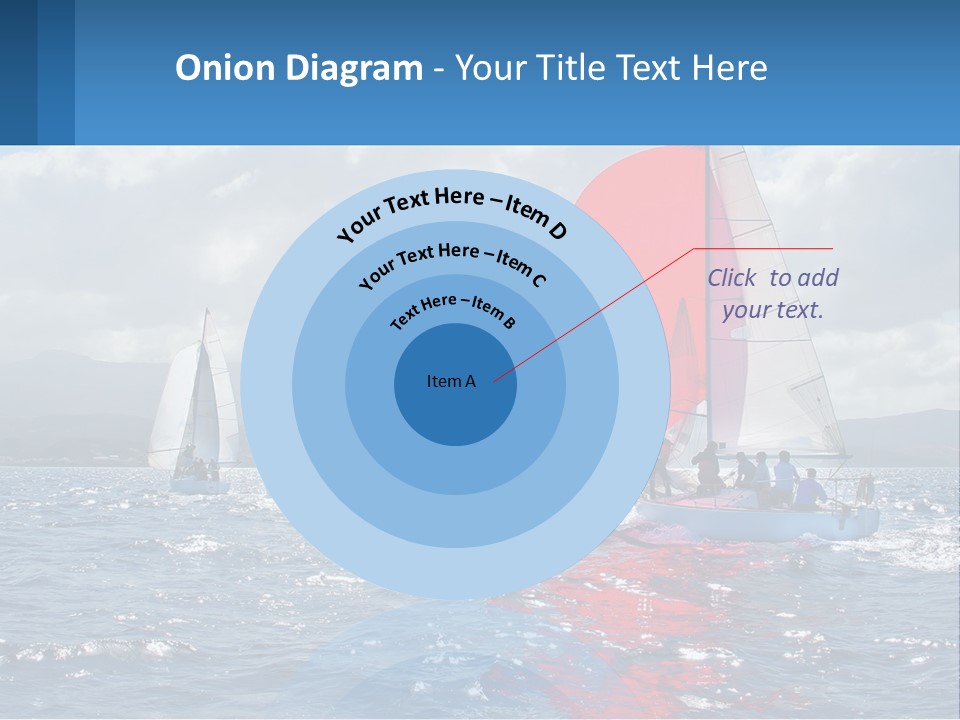 Shore Boat Outdoor PowerPoint Template
