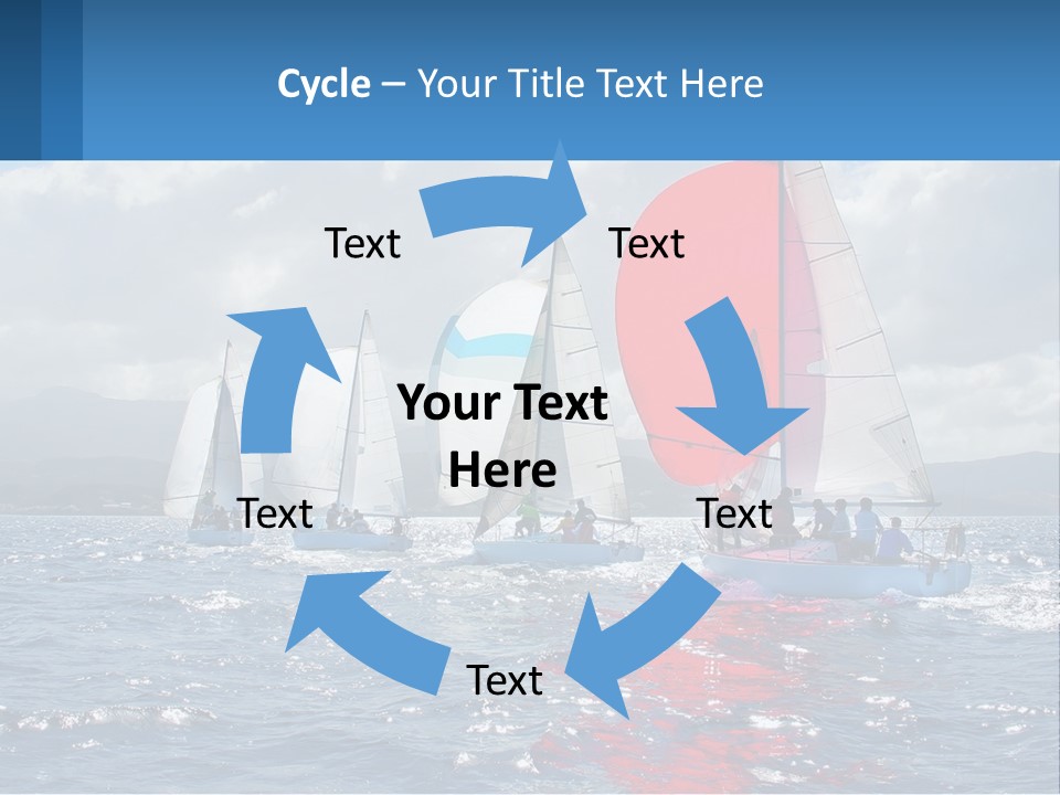 Shore Boat Outdoor PowerPoint Template