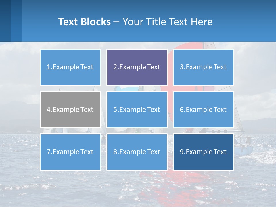 Shore Boat Outdoor PowerPoint Template