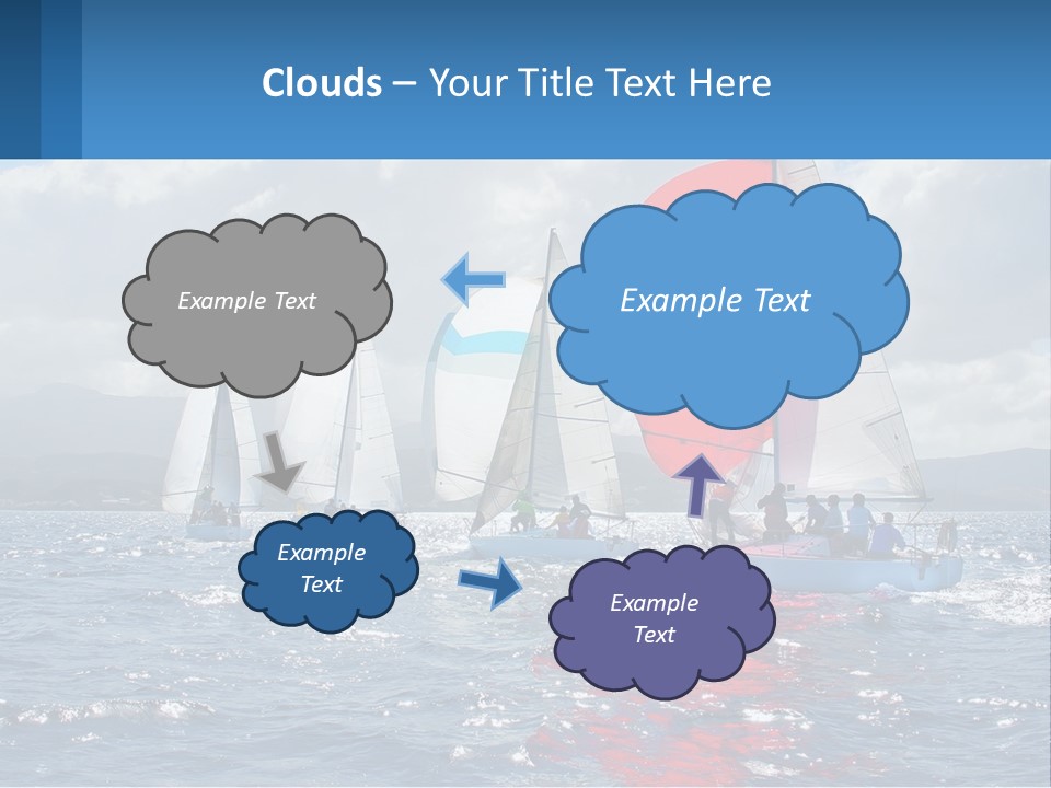 Shore Boat Outdoor PowerPoint Template