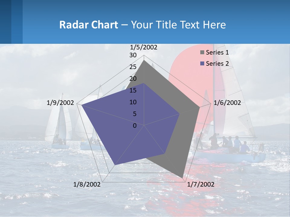 Shore Boat Outdoor PowerPoint Template