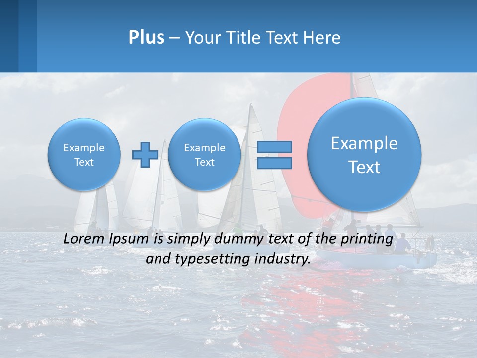 Shore Boat Outdoor PowerPoint Template