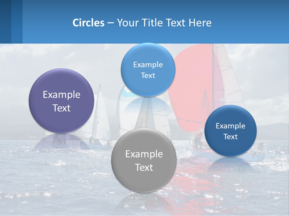 Shore Boat Outdoor PowerPoint Template