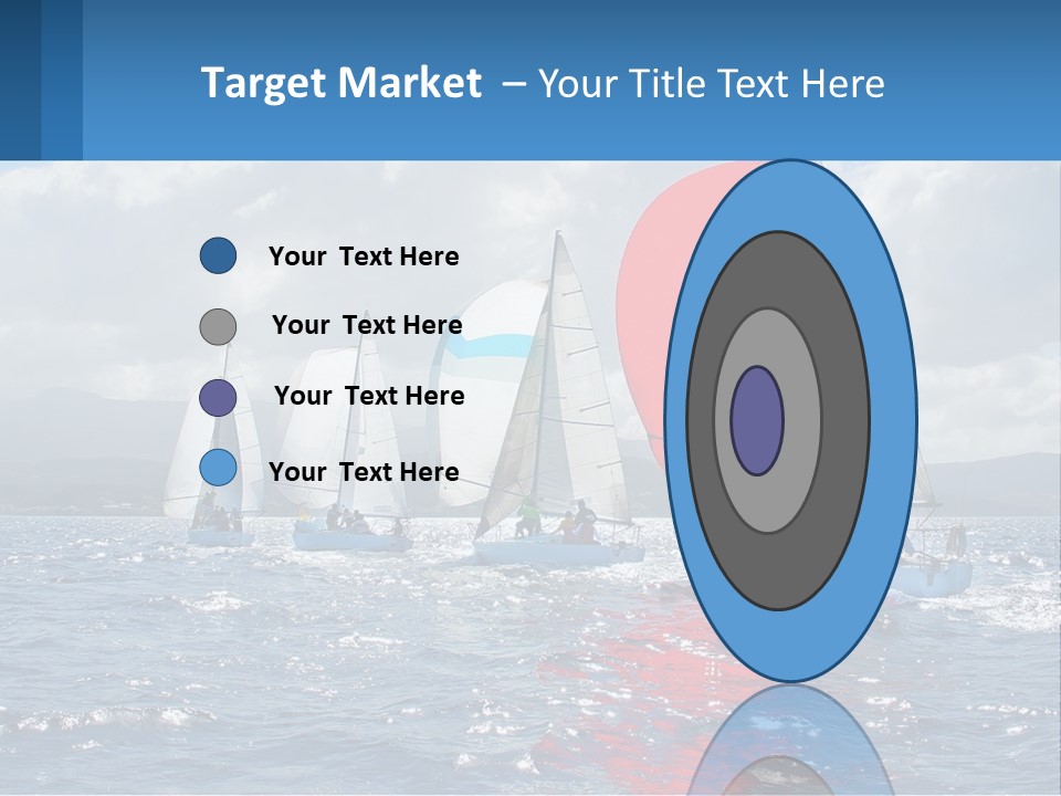 Shore Boat Outdoor PowerPoint Template