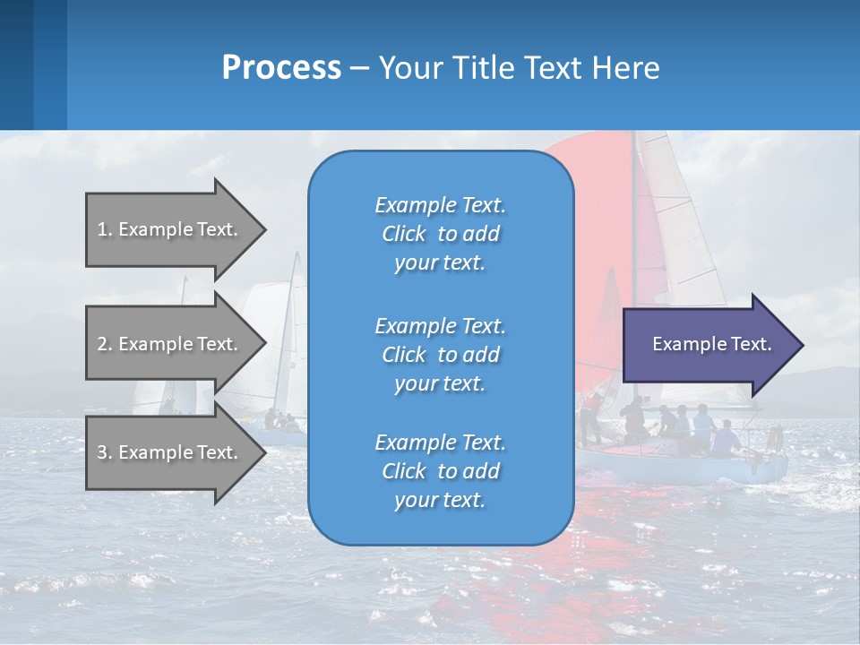 Shore Boat Outdoor PowerPoint Template