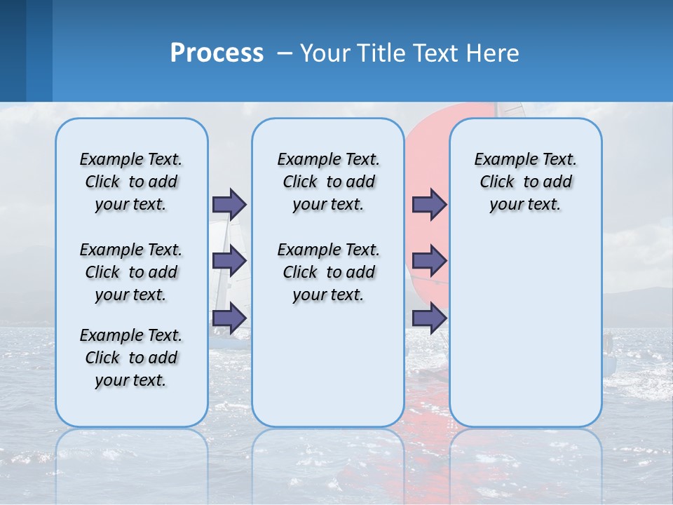 Shore Boat Outdoor PowerPoint Template