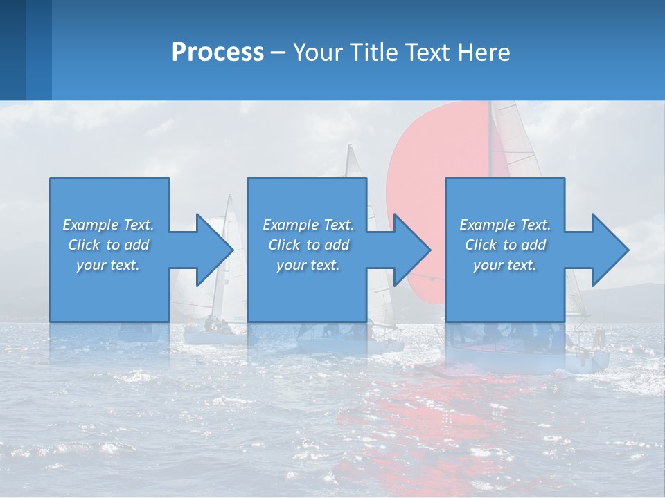 Shore Boat Outdoor PowerPoint Template