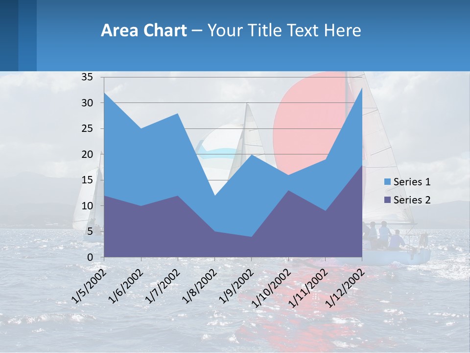 Shore Boat Outdoor PowerPoint Template