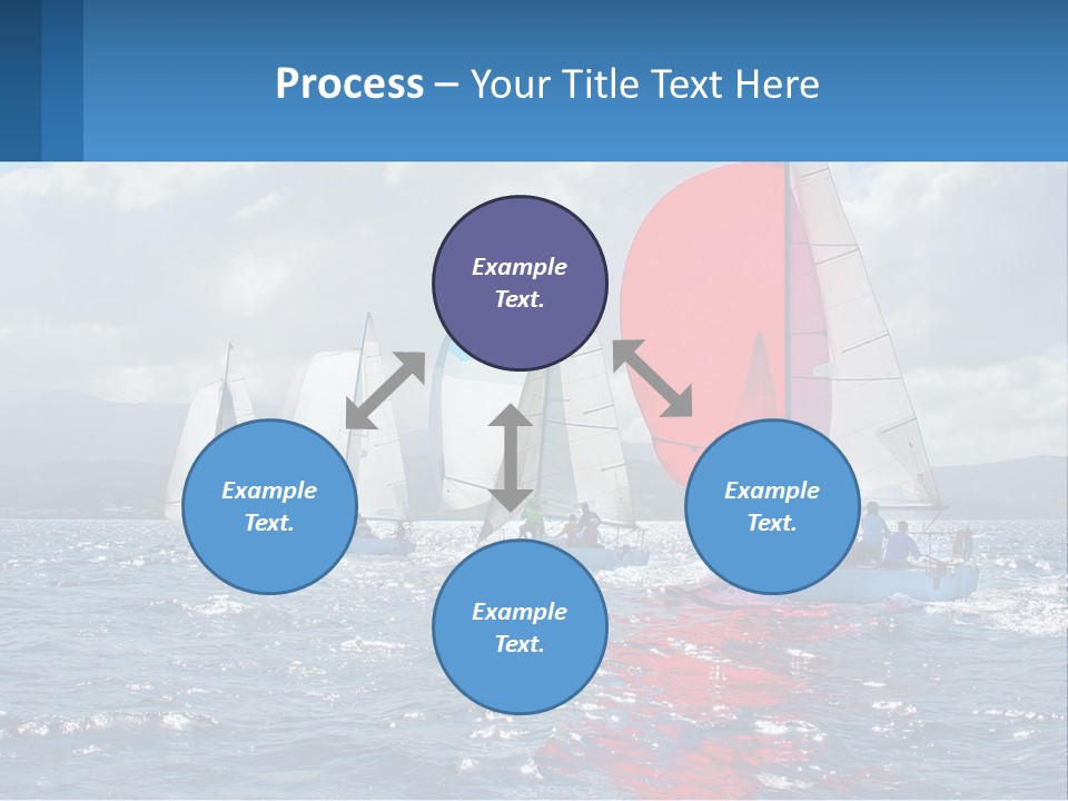 Shore Boat Outdoor PowerPoint Template