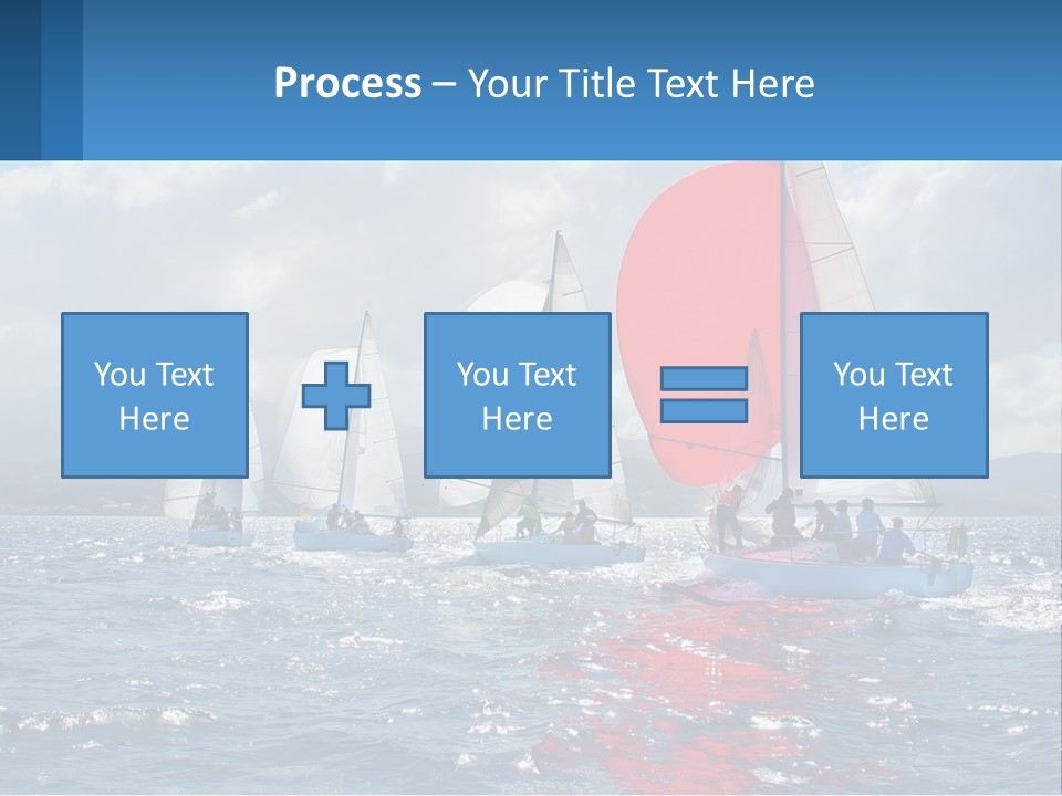 Shore Boat Outdoor PowerPoint Template