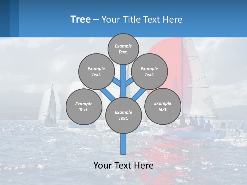 Shore Boat Outdoor PowerPoint Template
