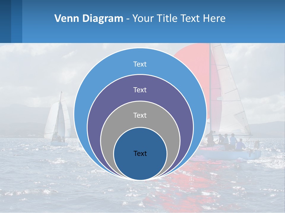 Shore Boat Outdoor PowerPoint Template