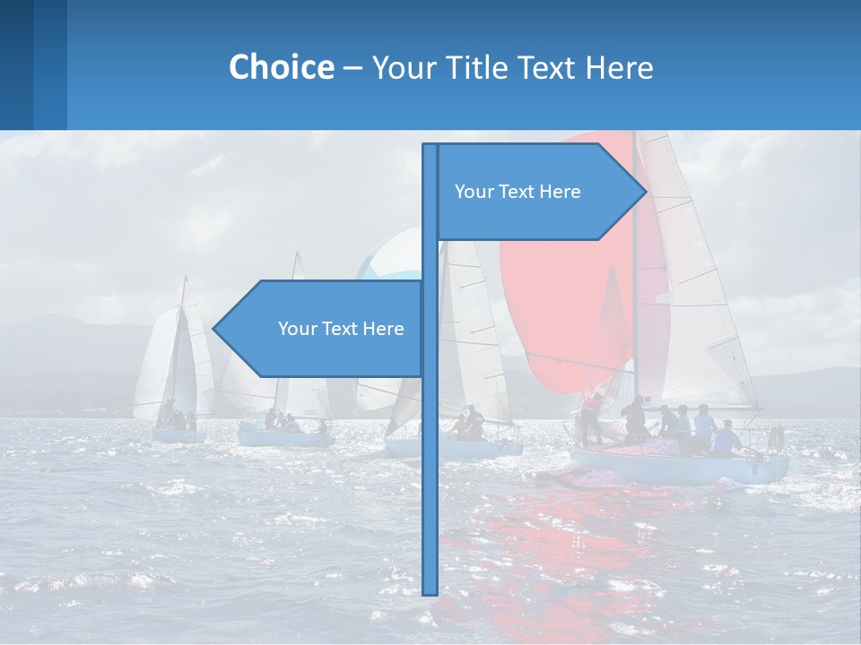 Shore Boat Outdoor PowerPoint Template