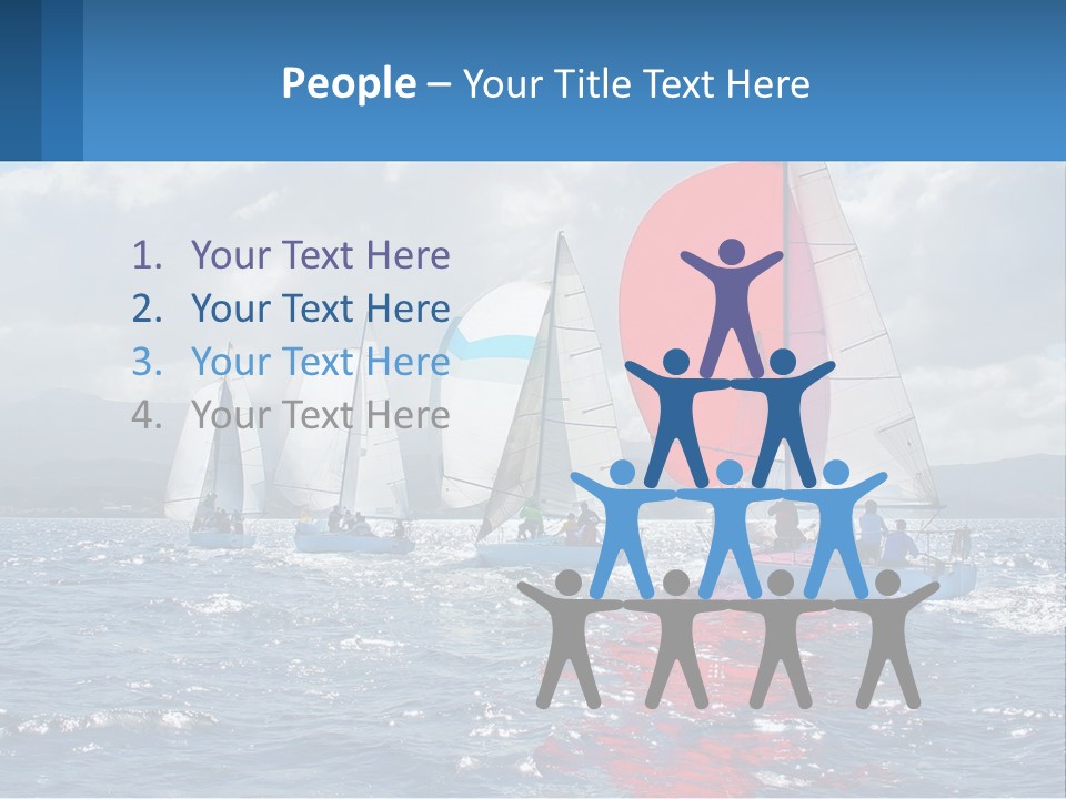 Shore Boat Outdoor PowerPoint Template
