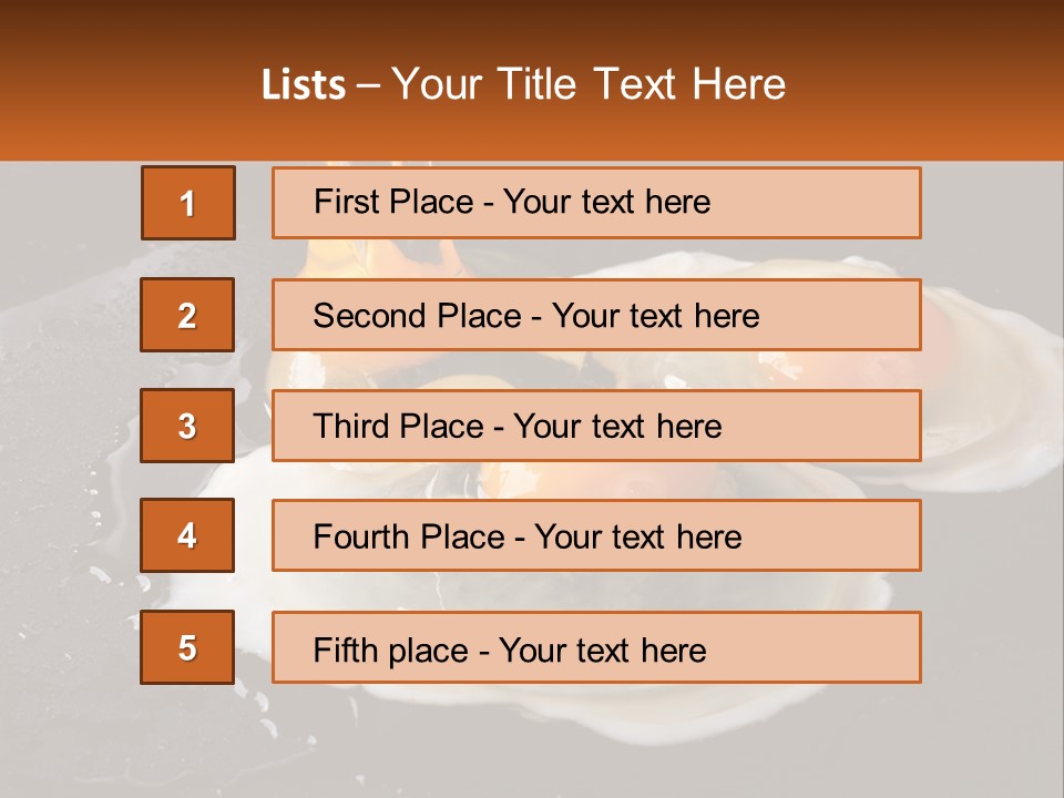 Cholesterol Pan White PowerPoint Template