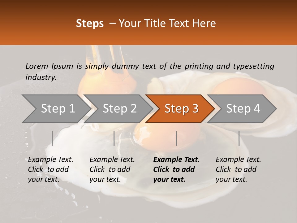 Cholesterol Pan White PowerPoint Template
