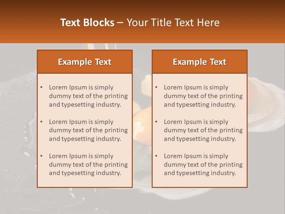 Cholesterol Pan White PowerPoint Template