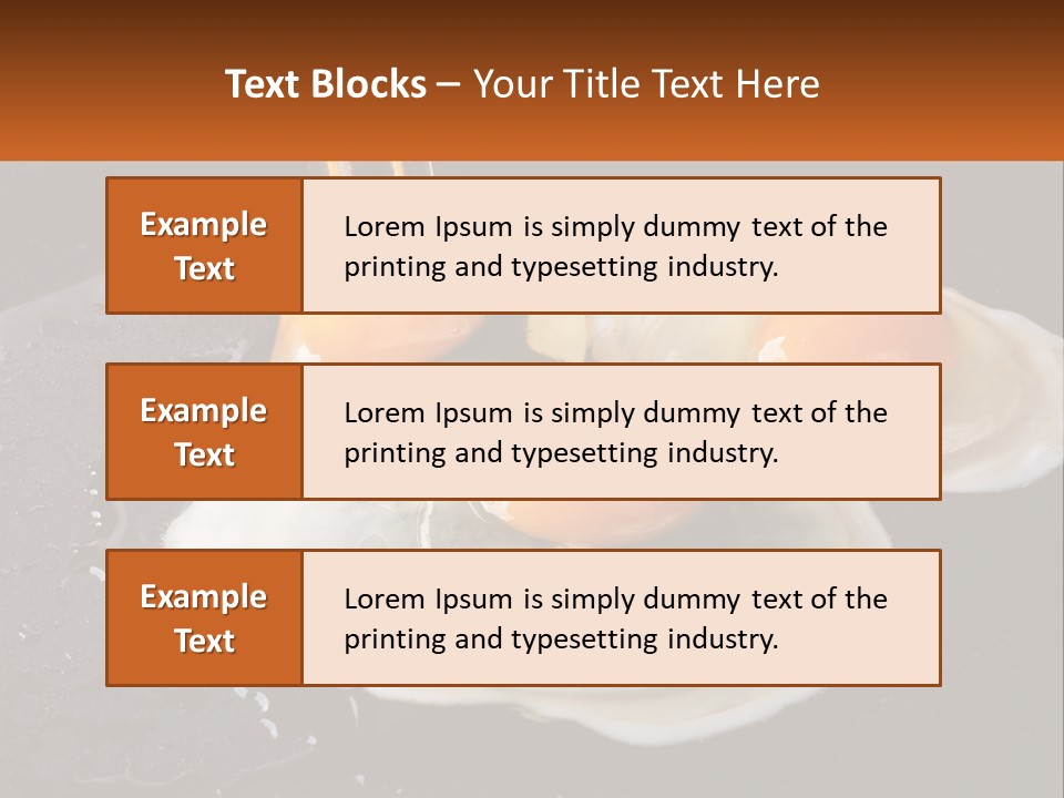 Cholesterol Pan White PowerPoint Template