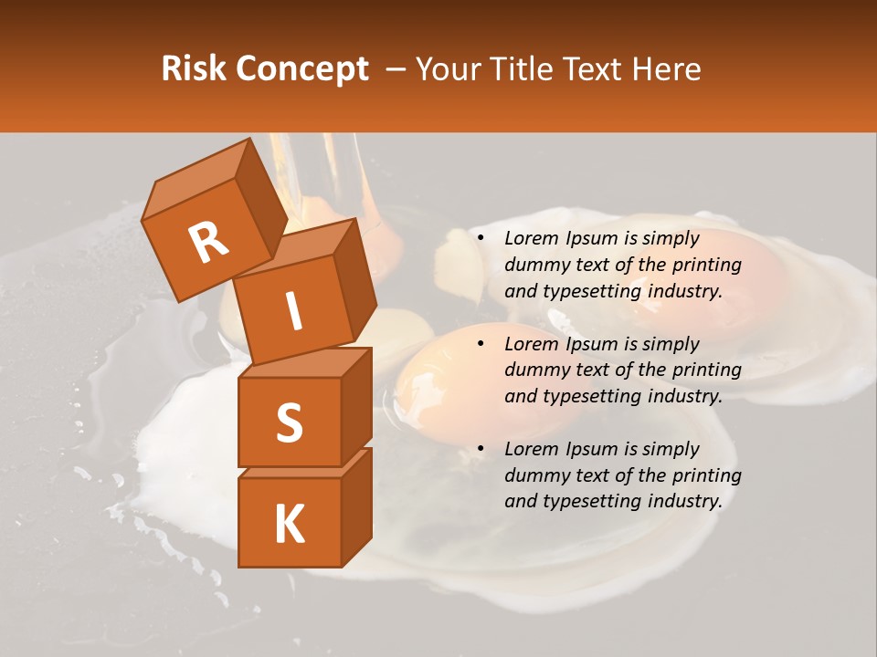 Cholesterol Pan White PowerPoint Template