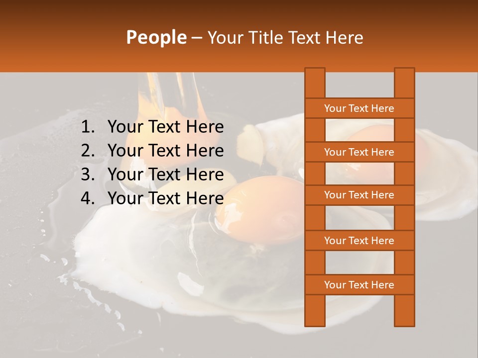 Cholesterol Pan White PowerPoint Template