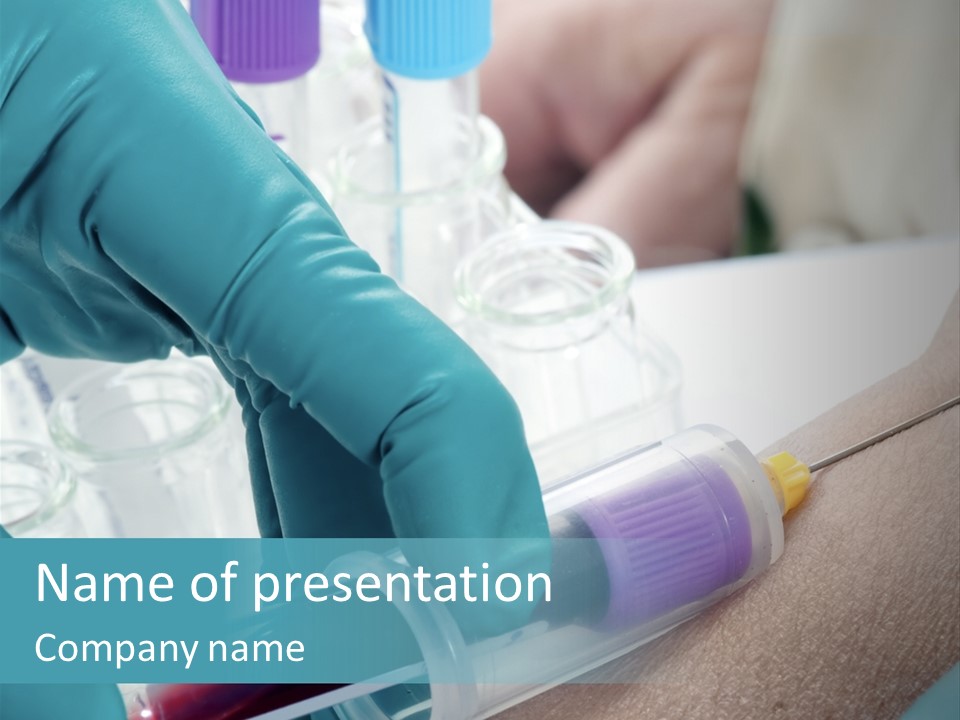 Vaccine Laboratory Experiment PowerPoint Template
