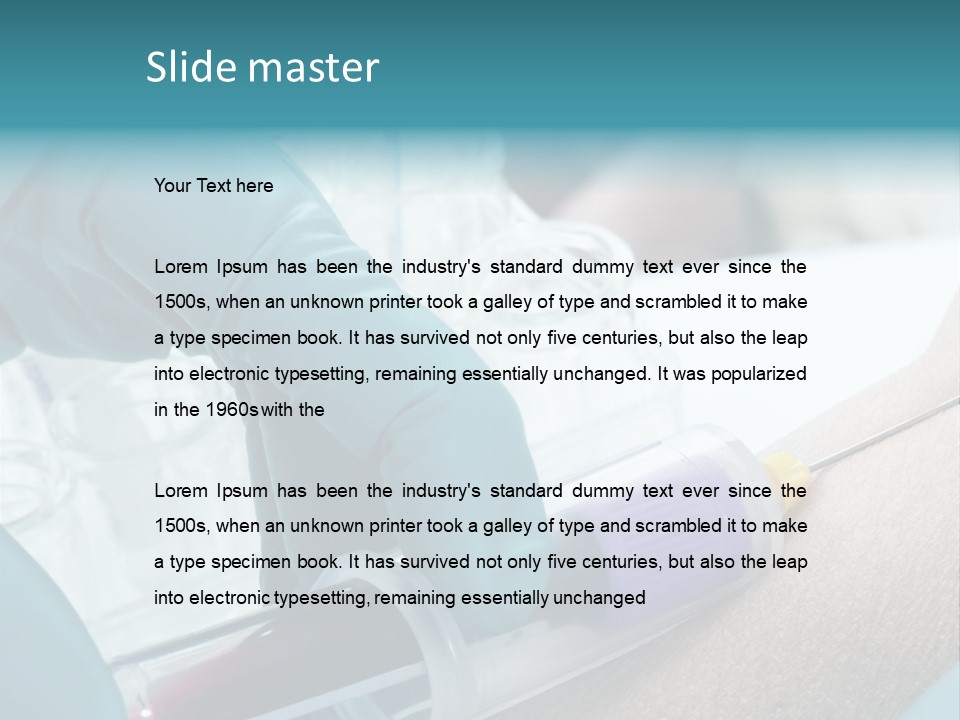 Vaccine Laboratory Experiment PowerPoint Template