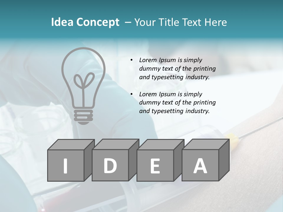 Vaccine Laboratory Experiment PowerPoint Template