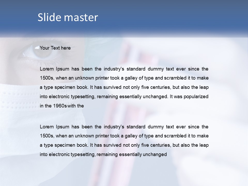 Doctor Hospital Injection PowerPoint Template