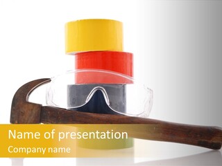 Sticky Construction Packaging PowerPoint Template