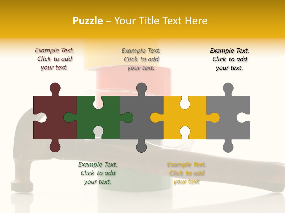 Sticky Construction Packaging PowerPoint Template