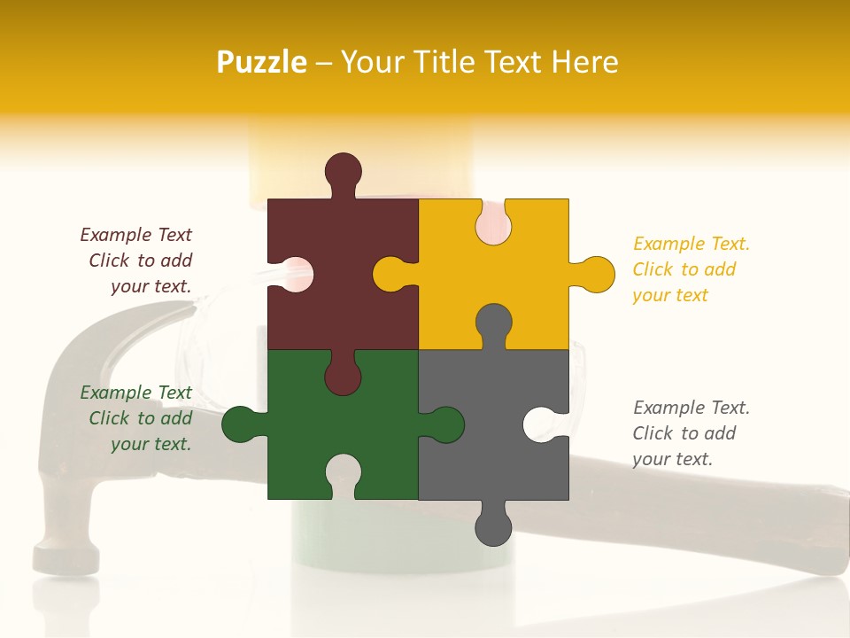 Sticky Construction Packaging PowerPoint Template