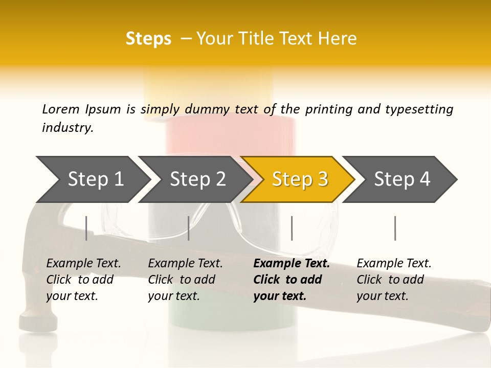 Sticky Construction Packaging PowerPoint Template