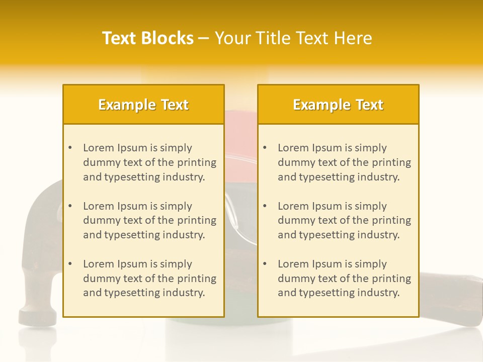 Sticky Construction Packaging PowerPoint Template