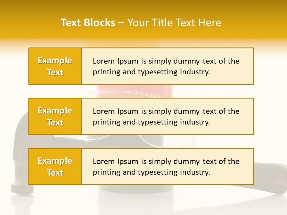 Sticky Construction Packaging PowerPoint Template
