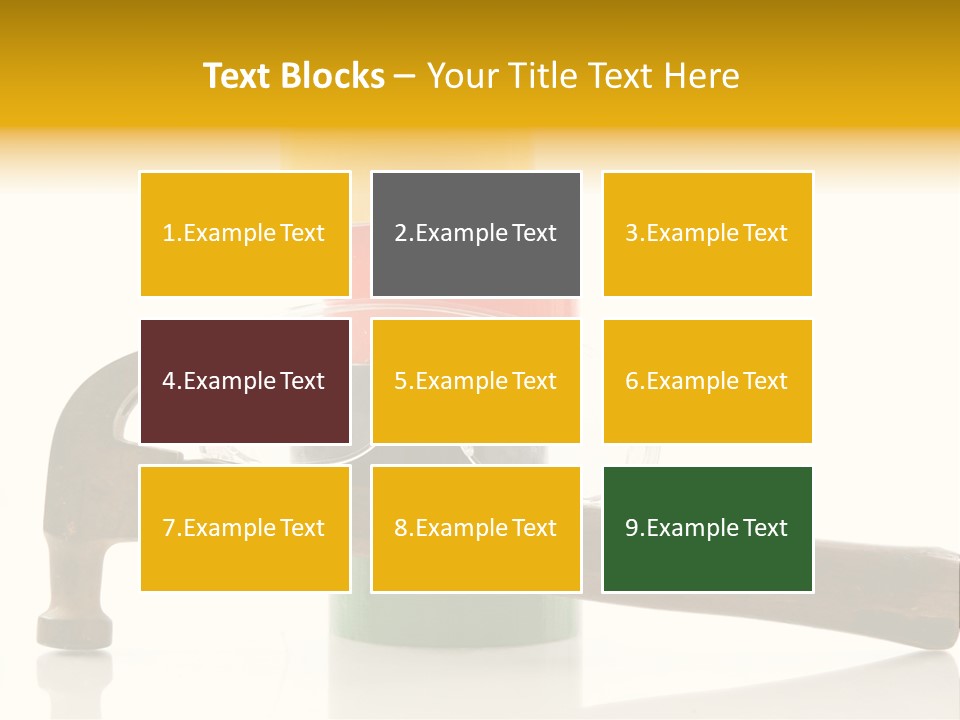 Sticky Construction Packaging PowerPoint Template