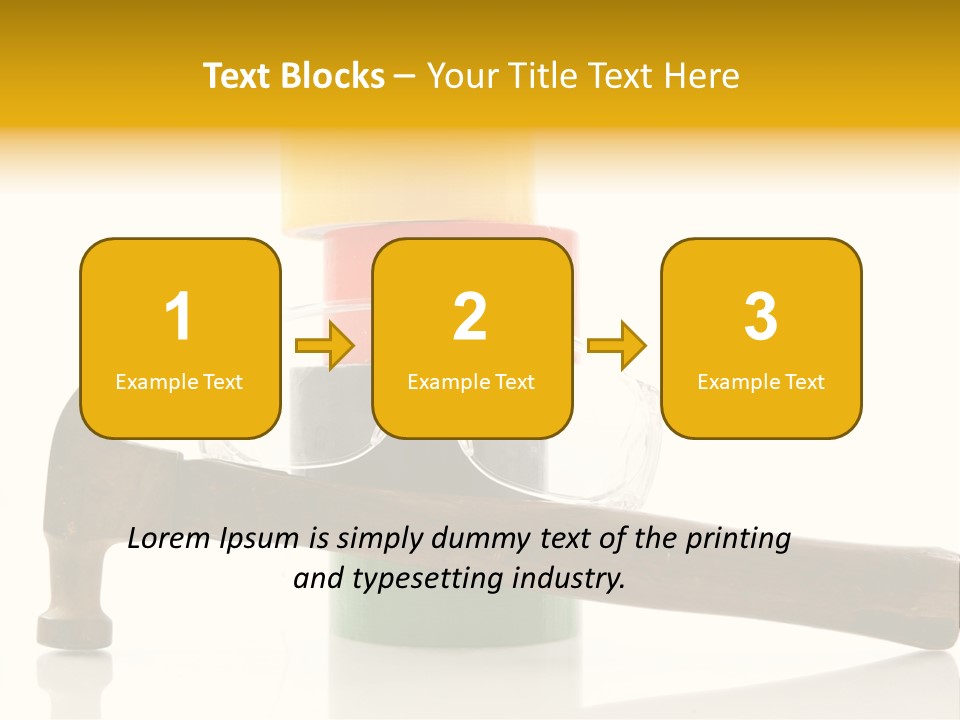 Sticky Construction Packaging PowerPoint Template