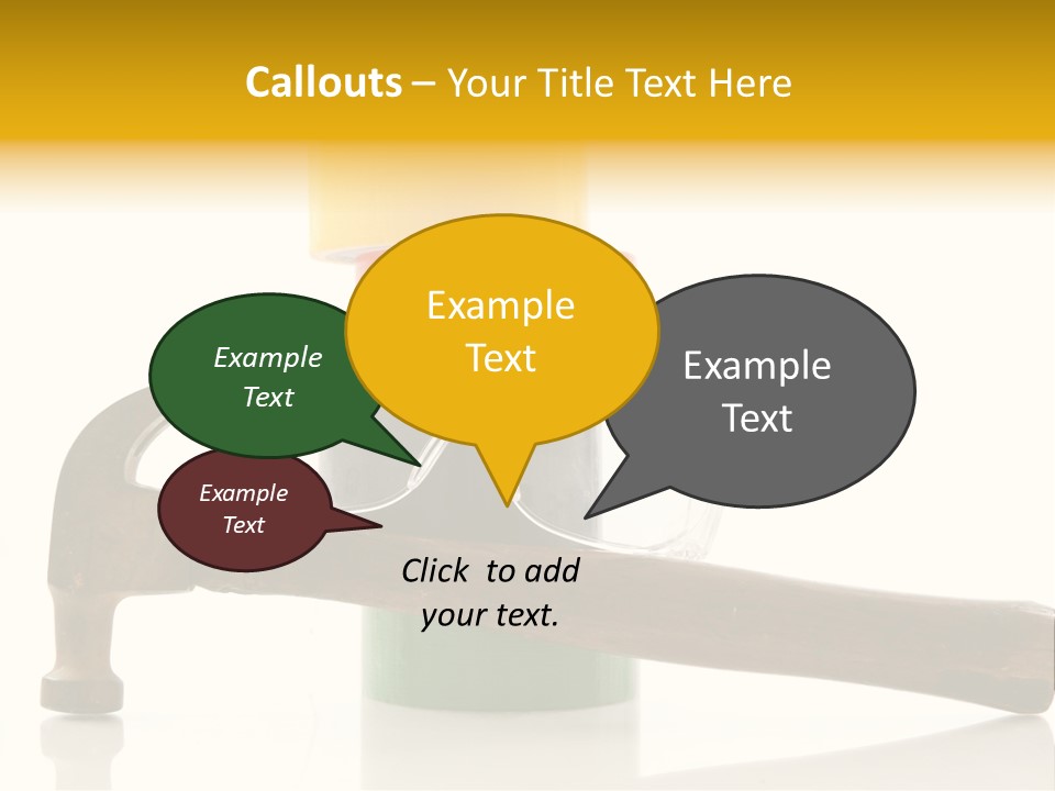 Sticky Construction Packaging PowerPoint Template