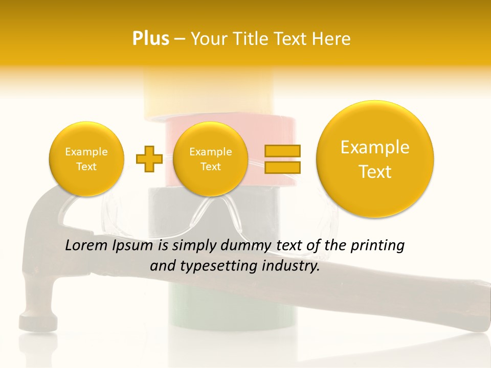 Sticky Construction Packaging PowerPoint Template