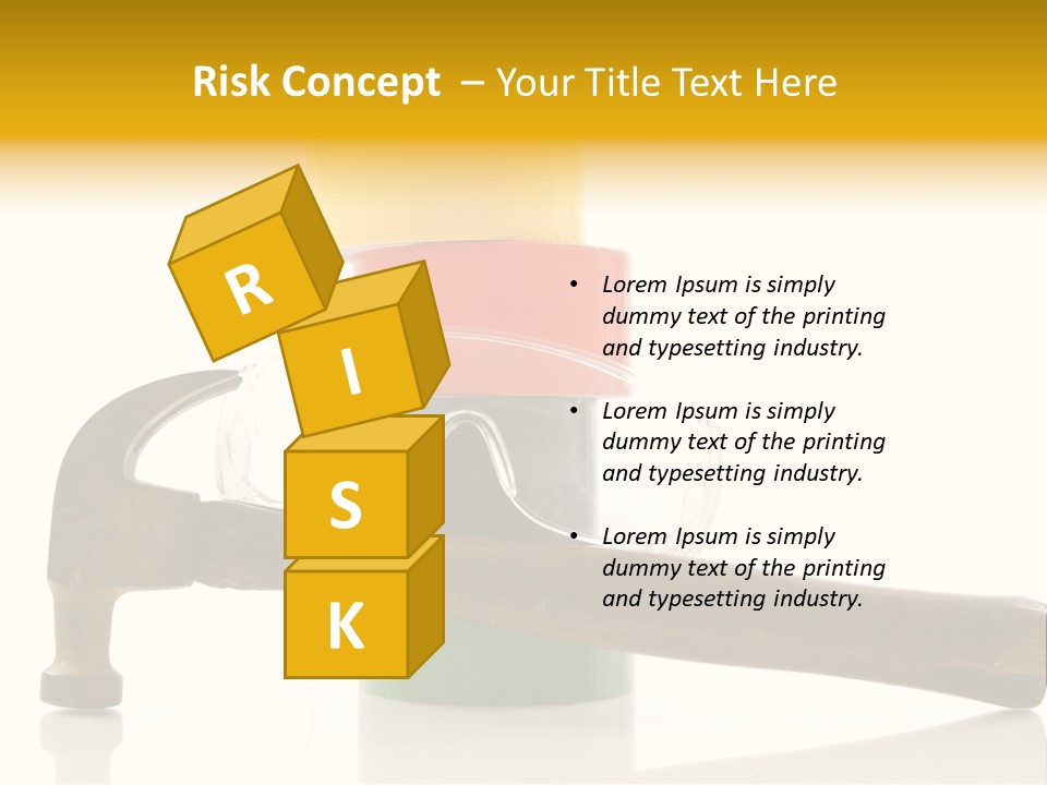Sticky Construction Packaging PowerPoint Template