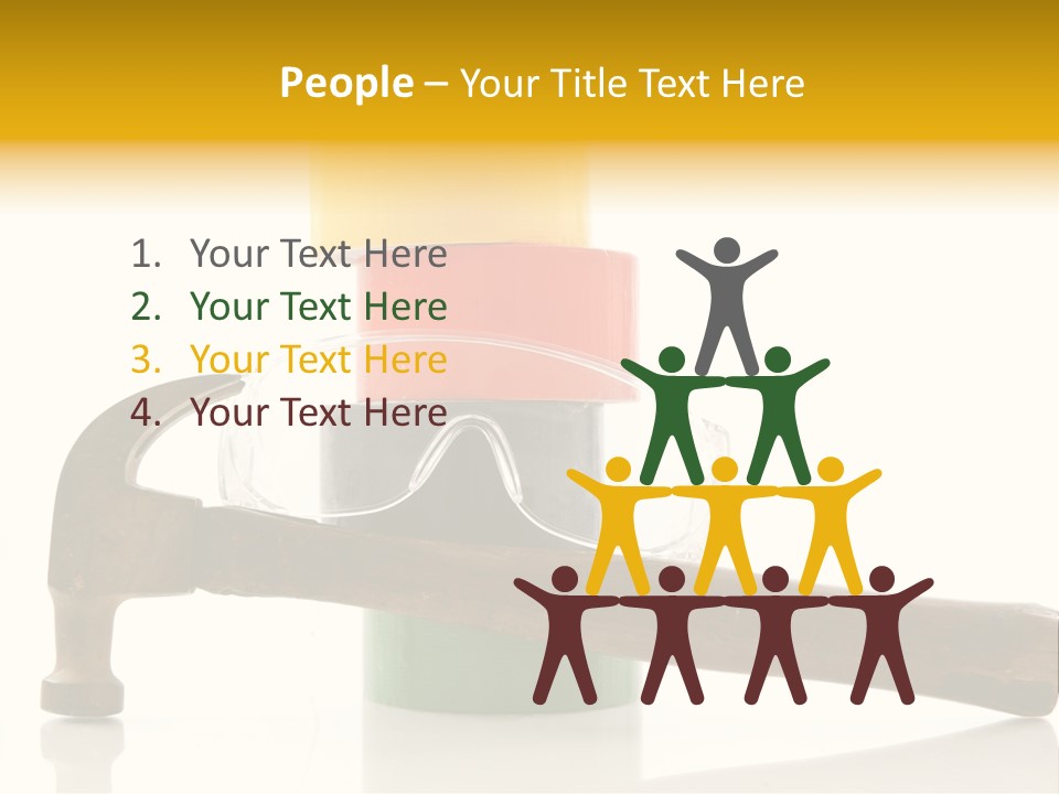 Sticky Construction Packaging PowerPoint Template