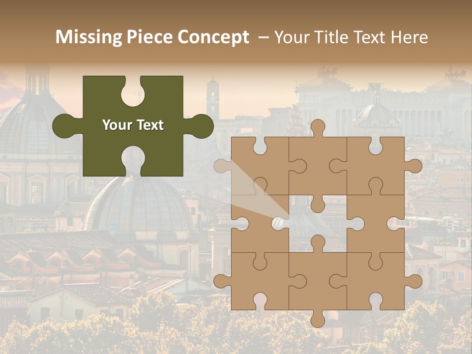 Colosseo Obelisk Dome PowerPoint Template