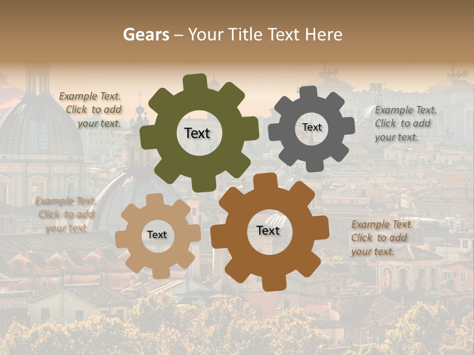 Colosseo Obelisk Dome PowerPoint Template