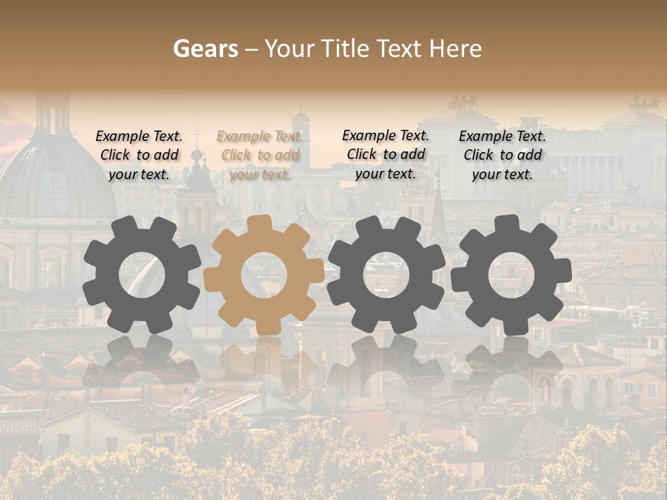 Colosseo Obelisk Dome PowerPoint Template