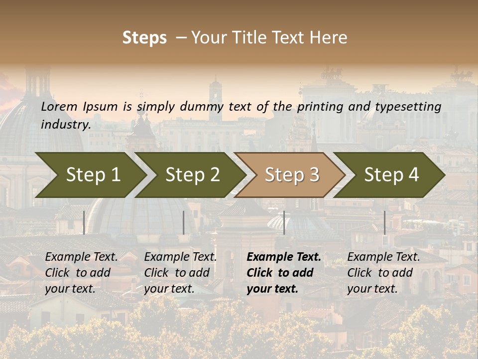 Colosseo Obelisk Dome PowerPoint Template