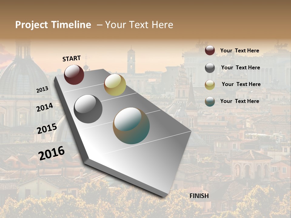 Colosseo Obelisk Dome PowerPoint Template