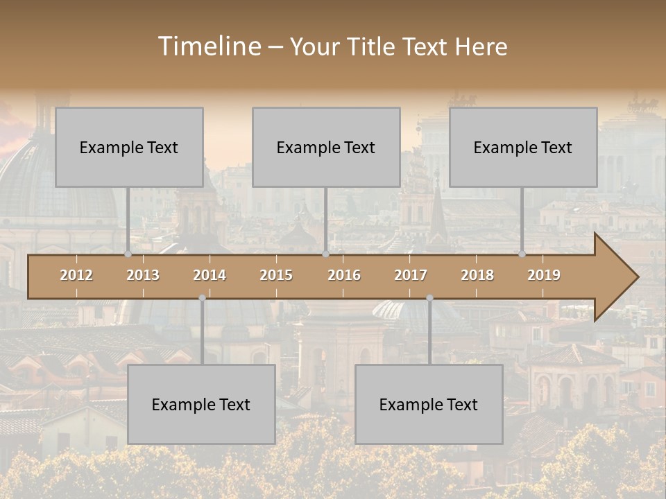 Colosseo Obelisk Dome PowerPoint Template