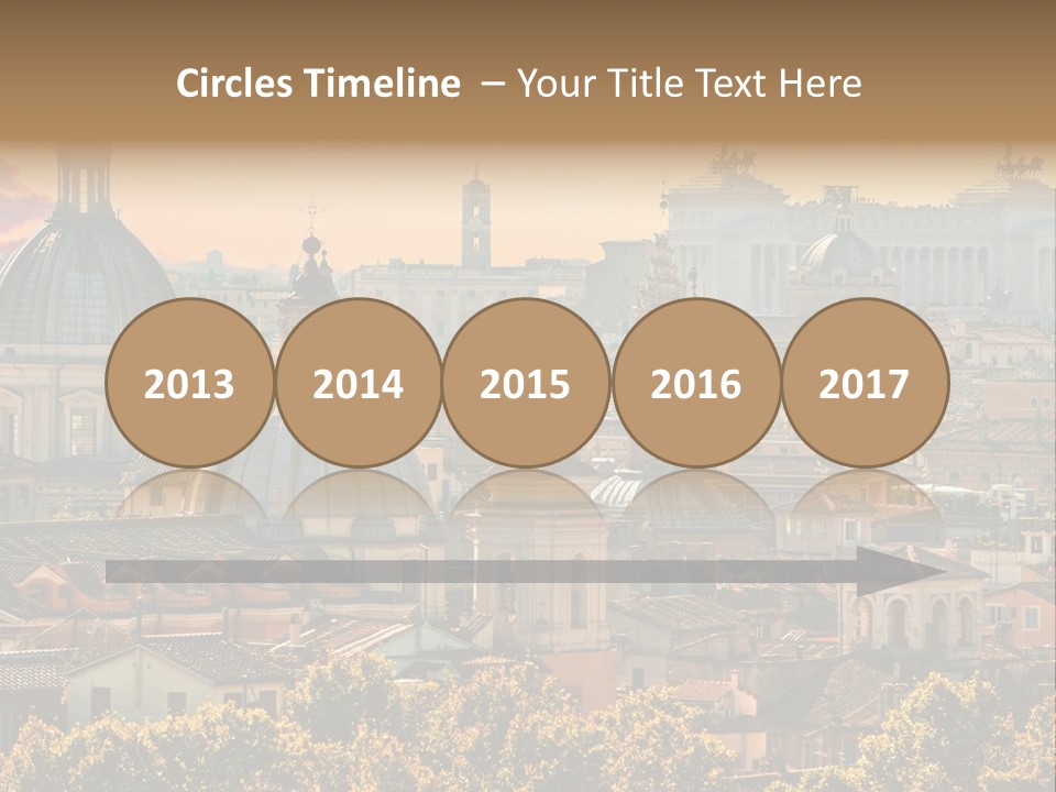 Colosseo Obelisk Dome PowerPoint Template